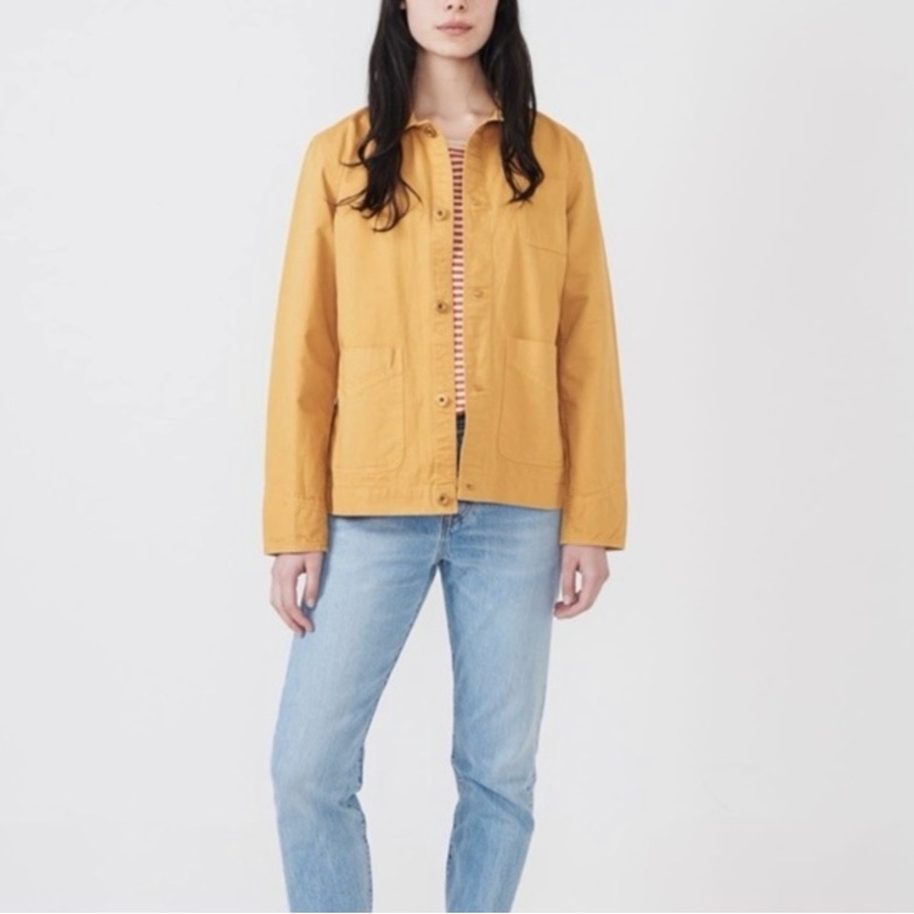 Alex Mill Work Jacket M Barn Chore Herringbone Yellow Utility Britt Country